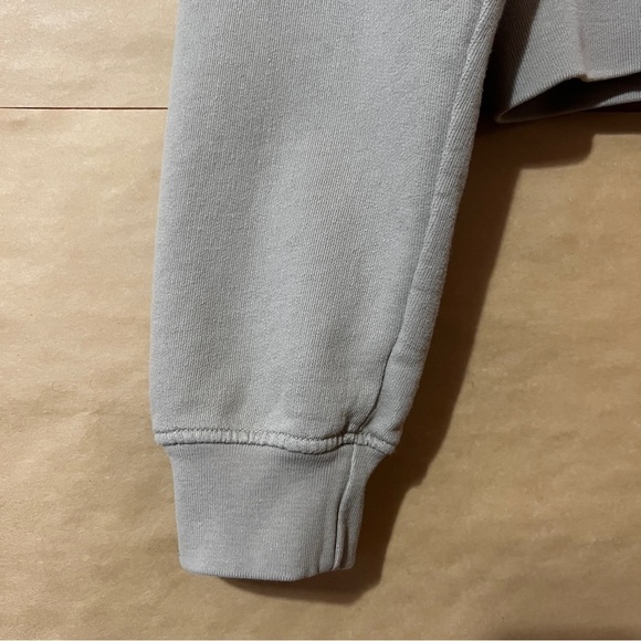 Cotton Citizen | Milan Crew Sweatshirt Cropped Mock Neck Cotton Terry Size S - Picture 5 of 11